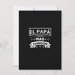 Invitation Le Papa Le Plus Génial Drôle Cadeaux pour Papá Esp