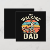 Invitation le papa qui marche (Devant / Derrière)