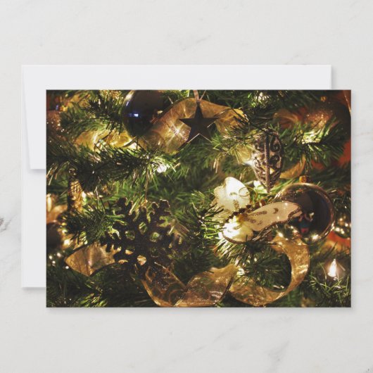 Invitation Le Papillon de Noël (Devant)