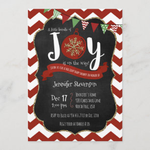 Invitation Le paquet de joie est sur le baby shower Invitatio