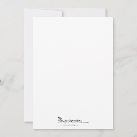 Invitation Le paradis tropical du rose vert (Dos)