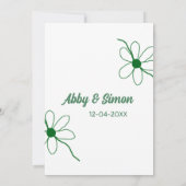 Invitation Le parfait match ajoute nom de couple date texture (Dos)