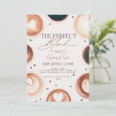 Invitation Le Parfait Mélange Wedding shower Couple Café (Debout devant)
