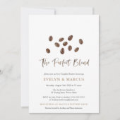 Invitation Le Parfait Mélange Wedding shower Couple Café (Devant)