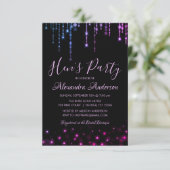 Invitation Le parti de Purple et Pink Hen (Debout devant)