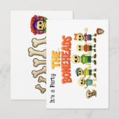 Invitation Le Parti des Boneheads™ (Devant / Derrière)