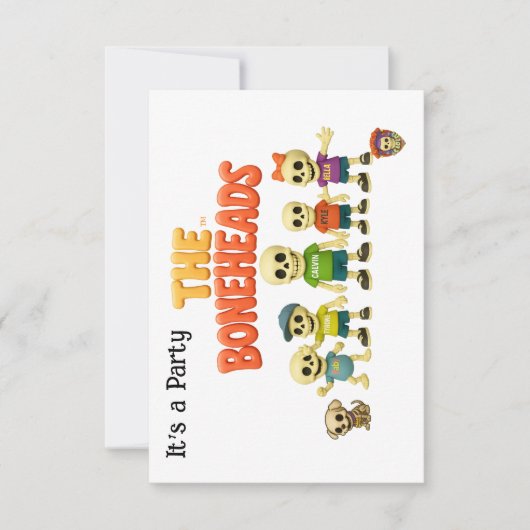 Invitation Le Parti Les Crâneurs™ (Devant)