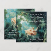 INVITATION LE PARTI SWING, SWEET SIXTEEN (Devant / Derrière)