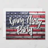 Invitation Le patriotique du parti du soldat (Devant)