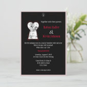 Invitation Le pays des merveilles 2 (Debout devant)