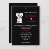 Invitation Le pays des merveilles 2 (Devant / Derrière)