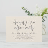 Invitation Le Pays des merveilles romantique Joyeusement Aprè (Debout devant)