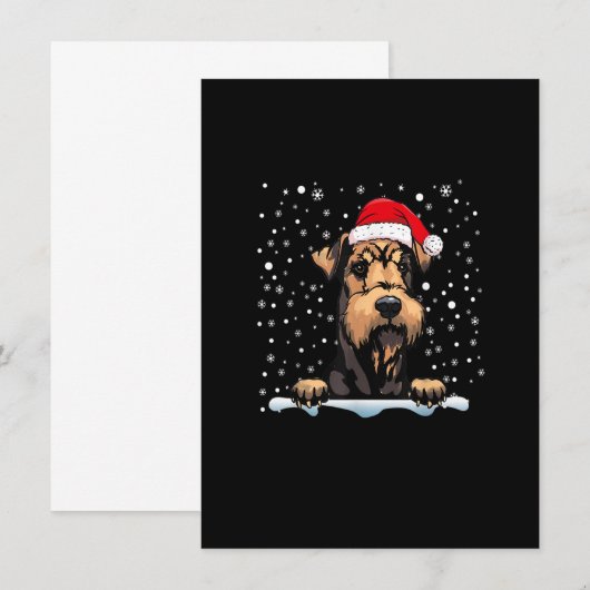 Invitation Le Père Noël (Devant / Derrière)