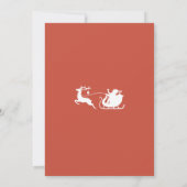 Invitation Le Père Noël (Dos)