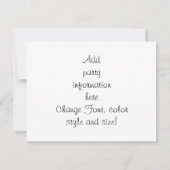 Invitation Le Père Noël de Mona Lisa (Dos)