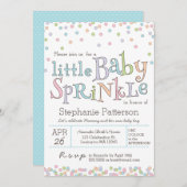 Invitation Le petit bébé arrosent l'invitation de douche de (Devant / Derrière)