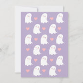 Invitation Le Petit Boo Mignonne Est Presque Dû Au Baby showe (Dos)