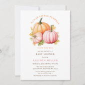 Invitation Le petit citrouille est sur le chemin de la chute (Devant)