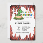 Invitation Le petit dinosaure est en route (Devant)