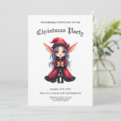 Invitation Le Petit Messager de Noël. (Debout devant)