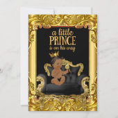 Invitation Le petit Prince sur le Baby shower du Trône Ethnic (Devant)