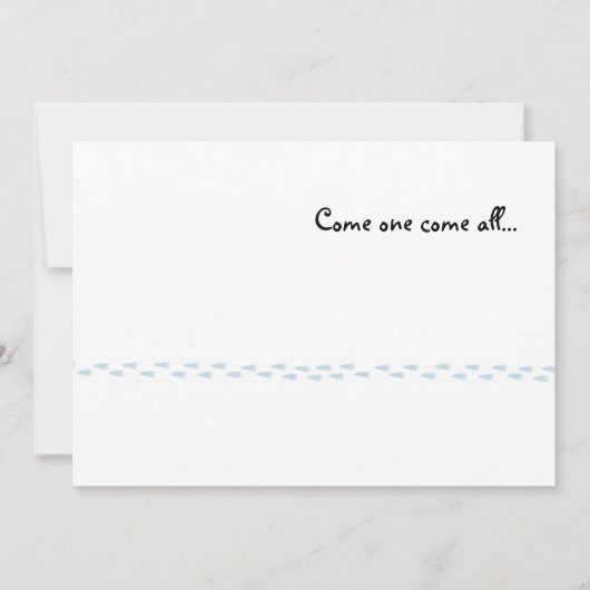 Invitation Le pingouin imprime l'invitation de partie (Devant)