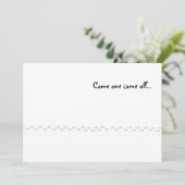 Invitation Le pingouin imprime l'invitation de partie (Debout devant)