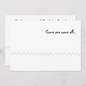 Invitation Le pingouin imprime l'invitation de partie (Devant / Derrière)