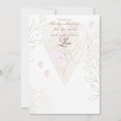 Invitation Le plus grand de ces éléments est l'Amour/vierge C (Devant)