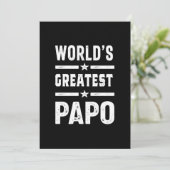 Invitation Le plus grand papo drôle du monde masculin - Fête (Debout devant)