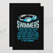 Invitation Le Poison de Swimming Lover (Devant / Derrière)