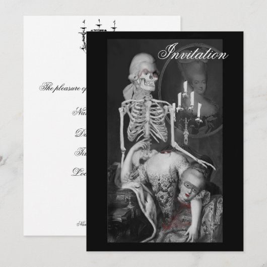 Invitation Le Portrait (Devant / Derrière)