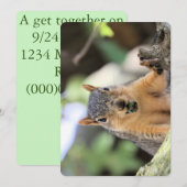 Invitation Le poseur (Devant / Derrière)