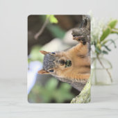 Invitation Le poseur (Debout devant)