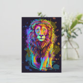 Invitation Le pouvoir du LION (Debout devant)