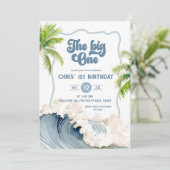 Invitation Le premier anniversaire de la Big One Summer Beach (Debout devant)