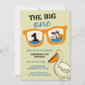 Invitation Le premier anniversaire du Big One tropical (Devant)