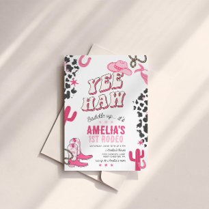 Invitation Le premier rodéo de Western Cowgirl