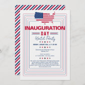 Invitation Le président Donald Trump 60 Groupe de surveillanc (Devant / Derrière)