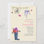 Invitation Le Printemps est là (Devant)