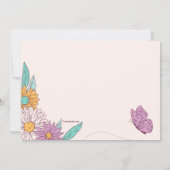 Invitation Le printemps est là (Dos)