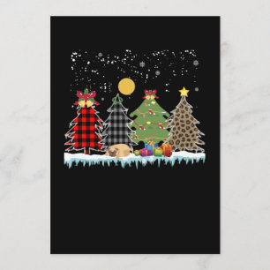 Invitation le pug dort pendant la saison de Noël
