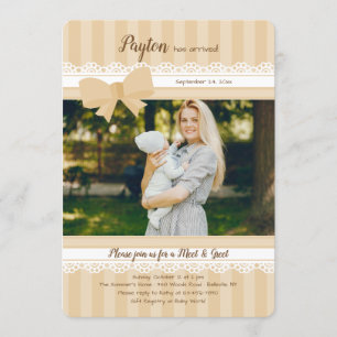 Invitation Le rassemblement de bébé et saluent l'invitation