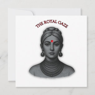 Invitation Le Regard Royal - Reine Indienne Ligne Artistique