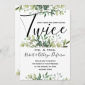 Invitation Le Renouveau À Deux Vues (Devant / Derrière)