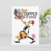 INVITATION LE REPAS EST SERVI (Debout devant)