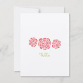 Invitation Le ressort de chèvrefeuille nous a laissés Party (Dos)