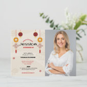 Invitation Le restaurant chinois Anniversaire de fête Emporte (Debout devant)