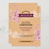 Invitation Le restaurant chinois Anniversaire de fête Emporte (Devant / Derrière)