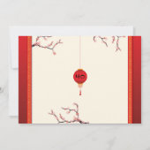 Invitation Le restaurant chinois de fête d'anniversaire en ph (Dos)